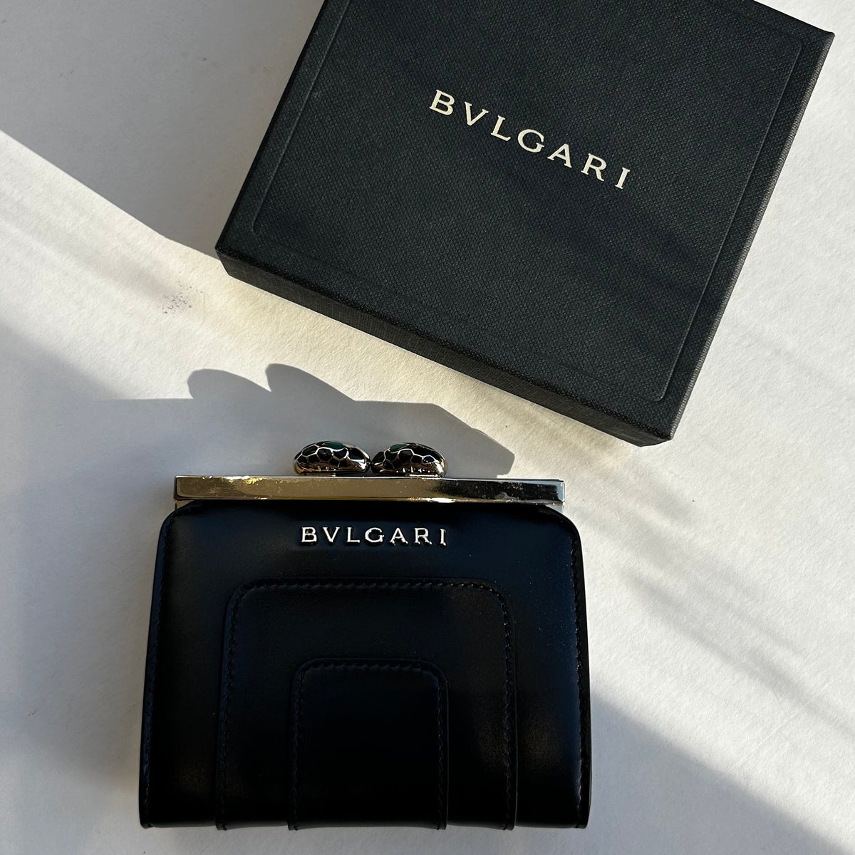 Bvlgari Black Serpenti Small Purse