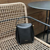 NEOUS Scorpii Black Leather Pleated Bag