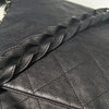 Chanel Black Braided with Style Flap Bag