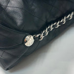 Chanel Black Braided with Style Flap Bag