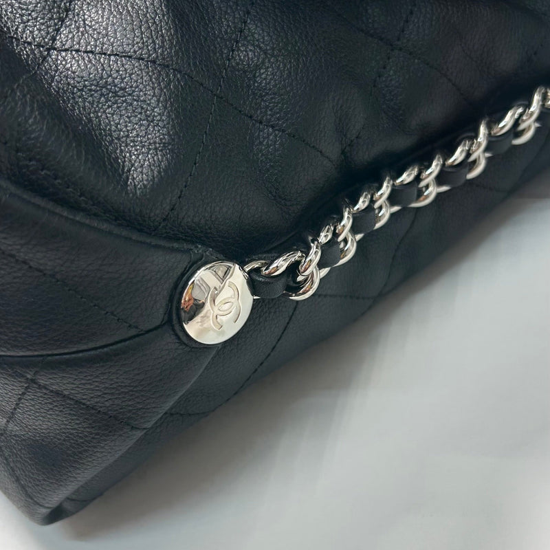 Chanel Black Braided with Style Flap Bag