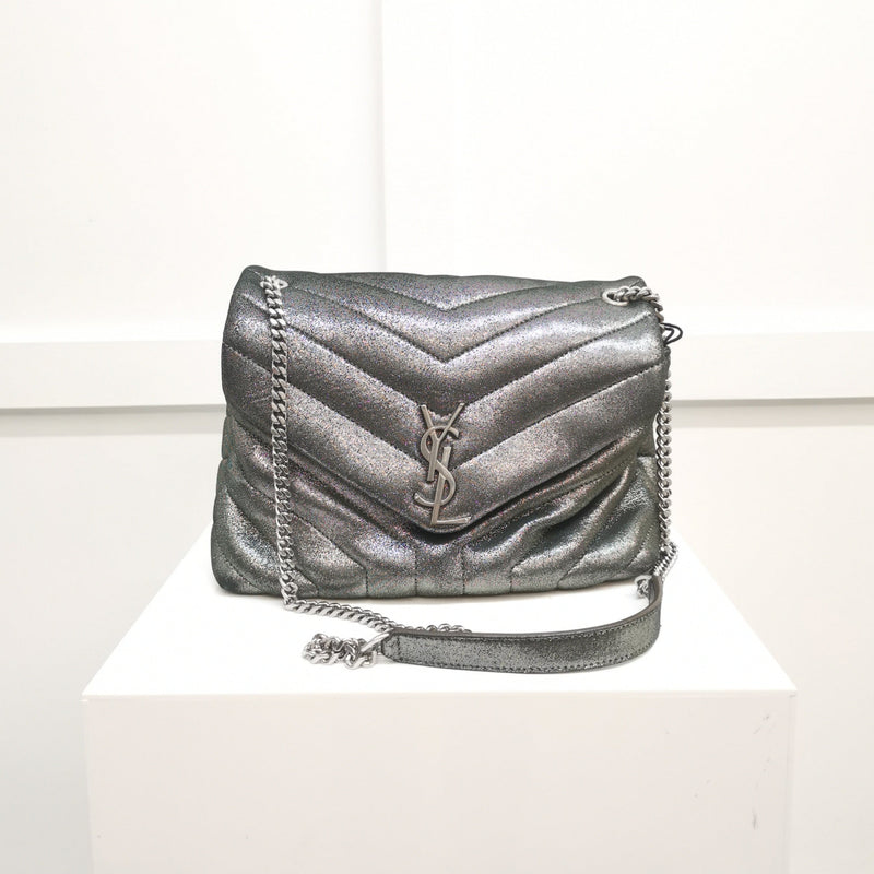 Saint Laurent Metallic Small Lou Lou