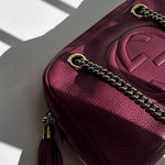 Gucci Purple Soho Chain Shoulder Bag