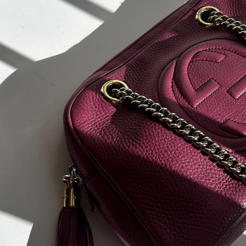 Gucci Purple Soho Chain Shoulder Bag