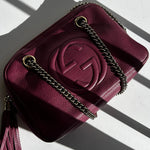 Gucci Purple Soho Chain Shoulder Bag