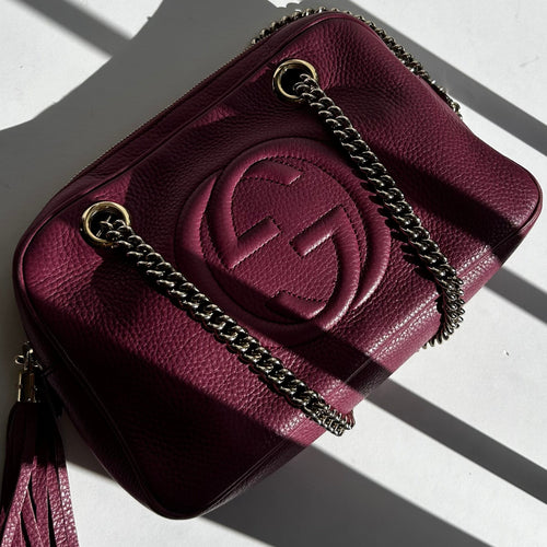 Gucci Purple Soho Chain Shoulder Bag