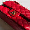 Chanel Mini Classic in Coral Lambskin and Brushed Gold Hardware