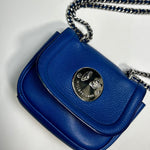 Hill And Friends Blue Silver Tweency Crossbody Bag