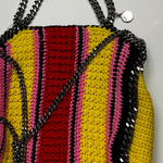Stella McCartney Yellow Red Cotton Falabella Bag
