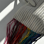 Anya Hindmarch Neeson Large Tassels Chalk Tote