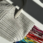 Anya Hindmarch Neeson Large Tassels Chalk Tote