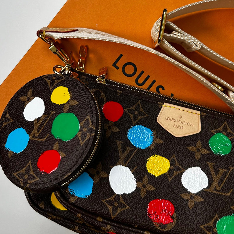 Louis Vuitton X Yayoi Kusama Monogram Multi Pochette Accessoires Bag
