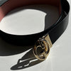 Gucci Pink Logo Belt