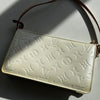 Louis Vuitton Cream Vernis Lexington Pochette Bag