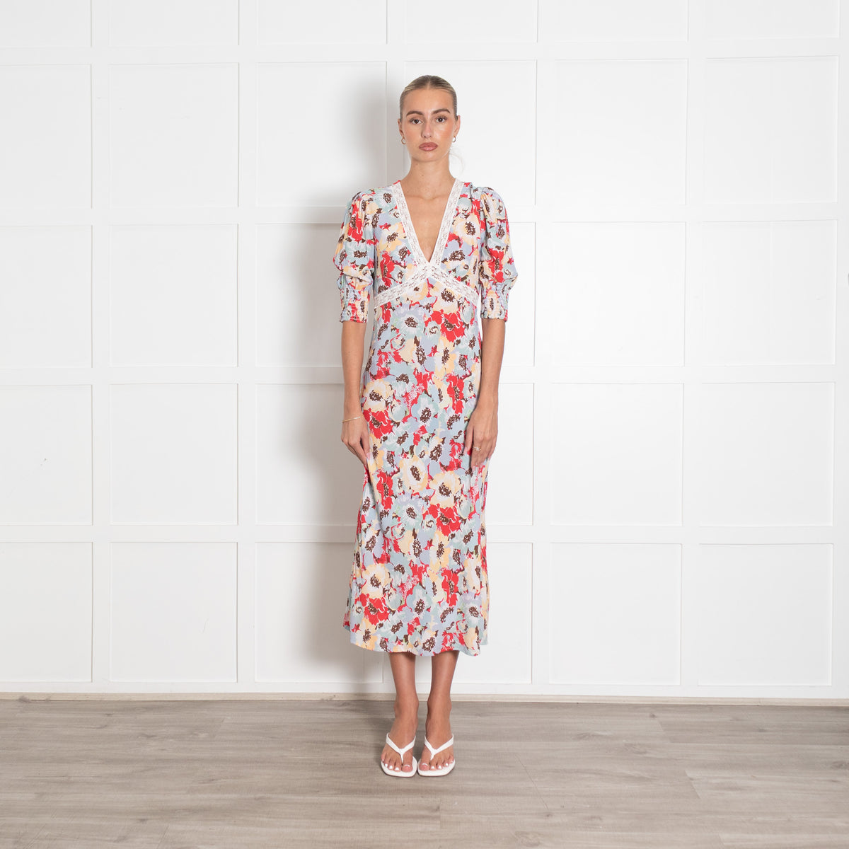Floral Gemma Midi Dress