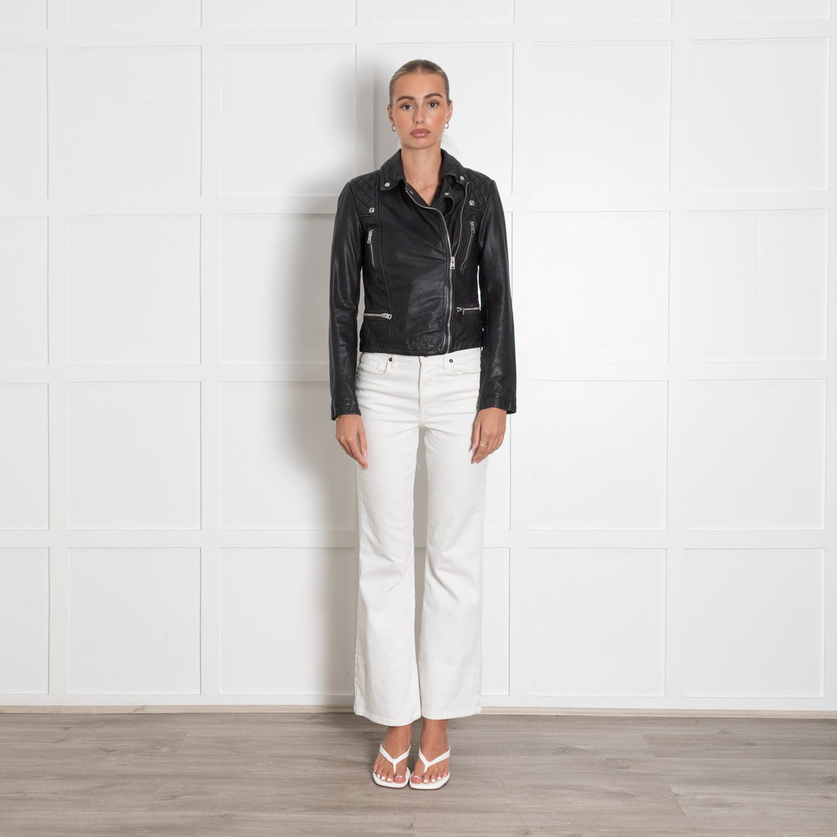 All Saints Black Biker Jacket
