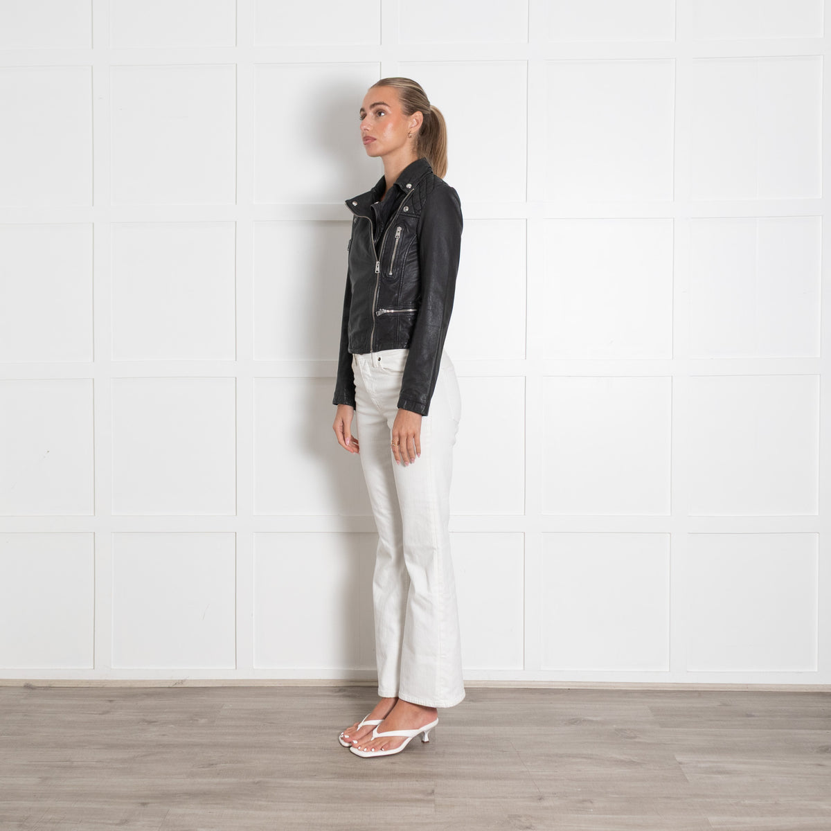 All Saints Black Biker Jacket