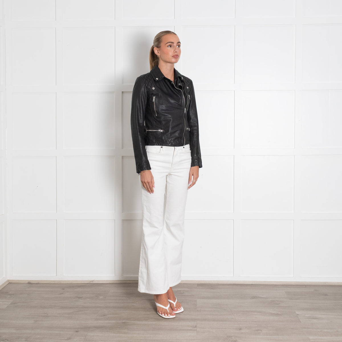 All Saints Black Biker Jacket