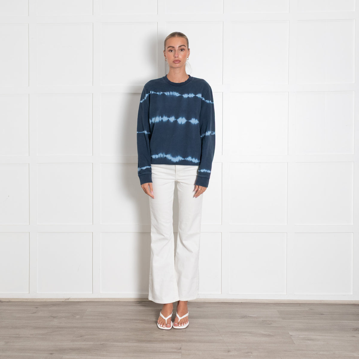 Sandro Blue Tie Dye Sweatshirt