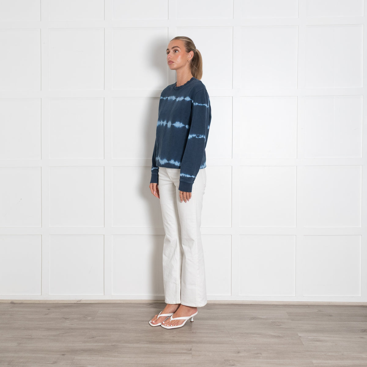 Sandro Blue Tie Dye Sweatshirt
