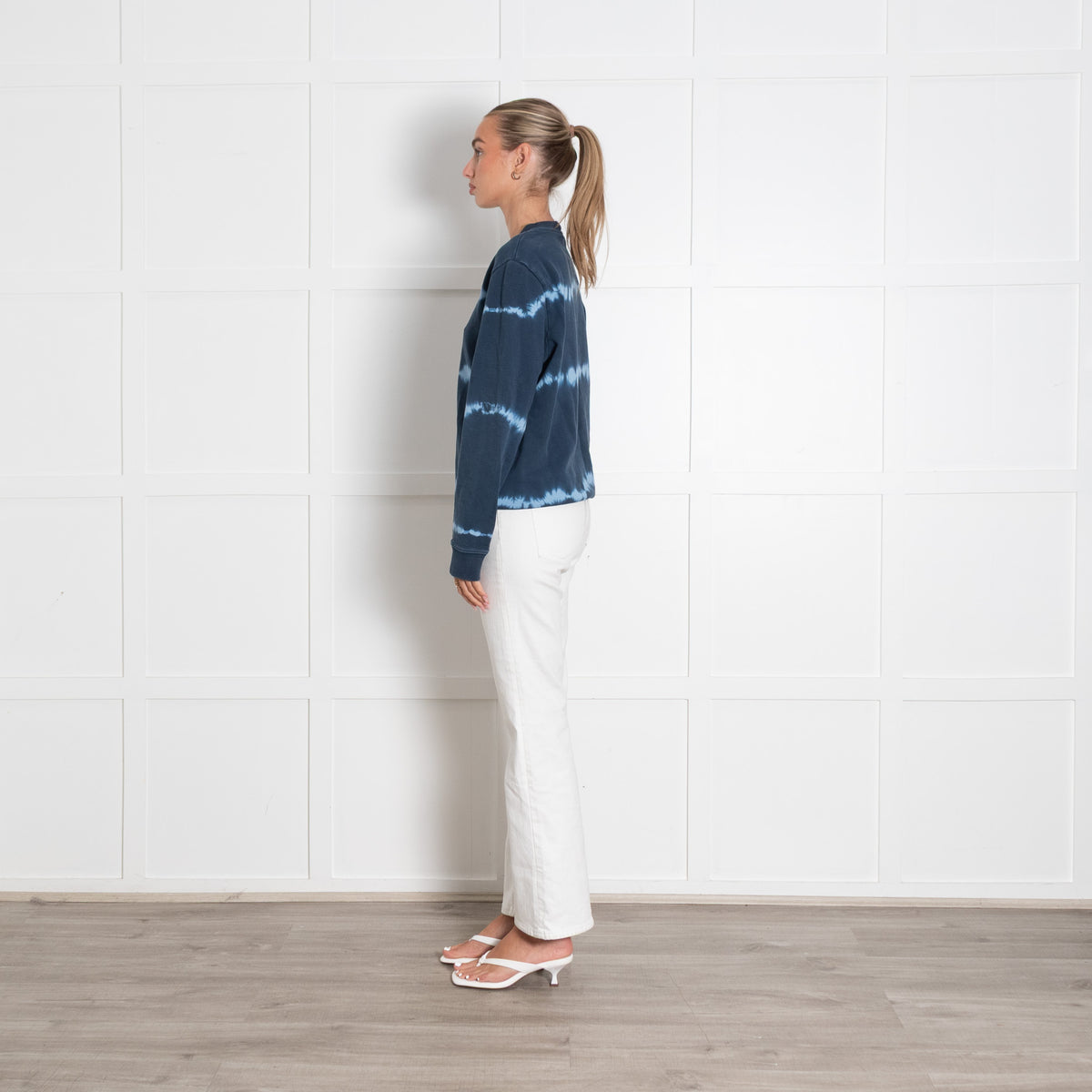 Sandro Blue Tie Dye Sweatshirt