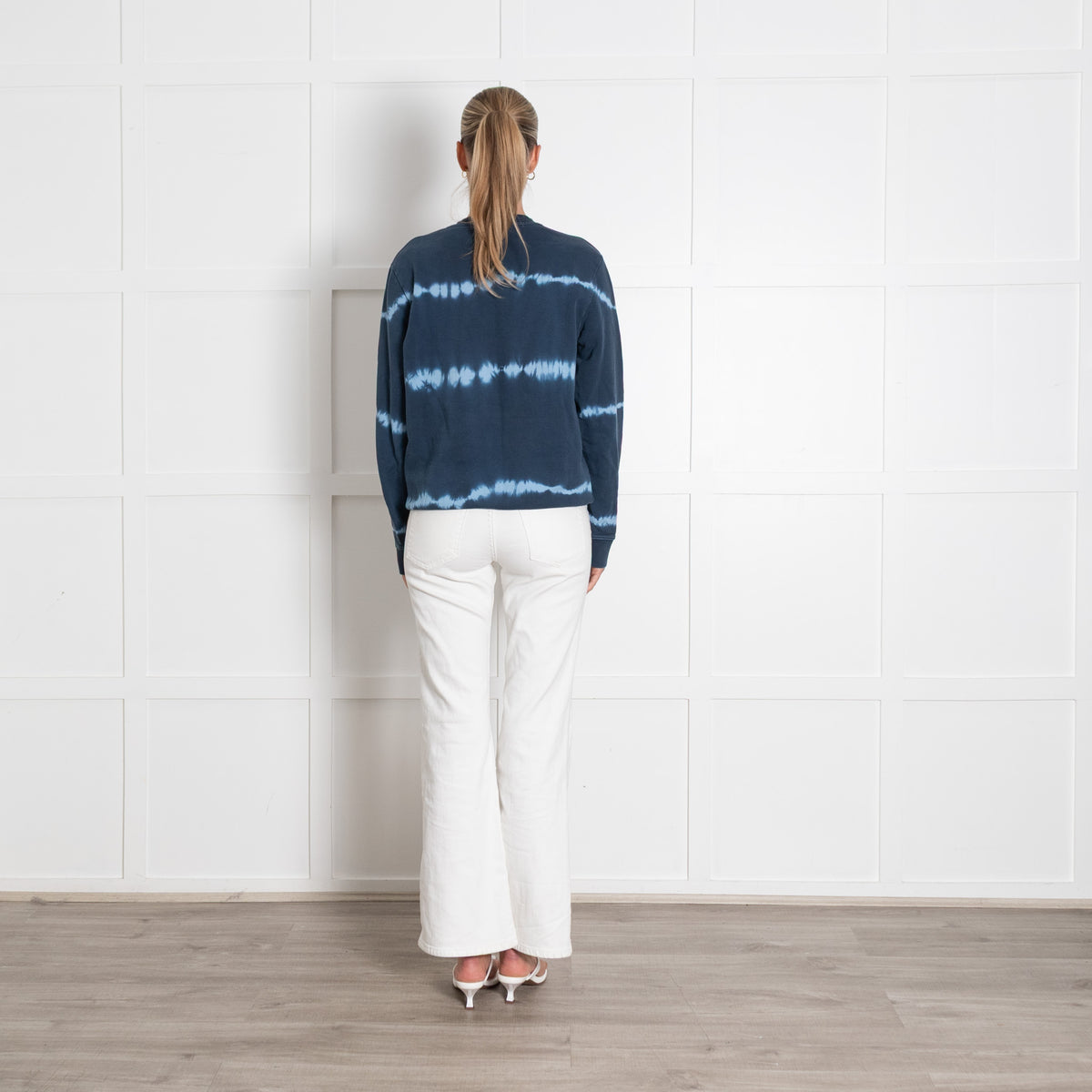 Sandro Blue Tie Dye Sweatshirt