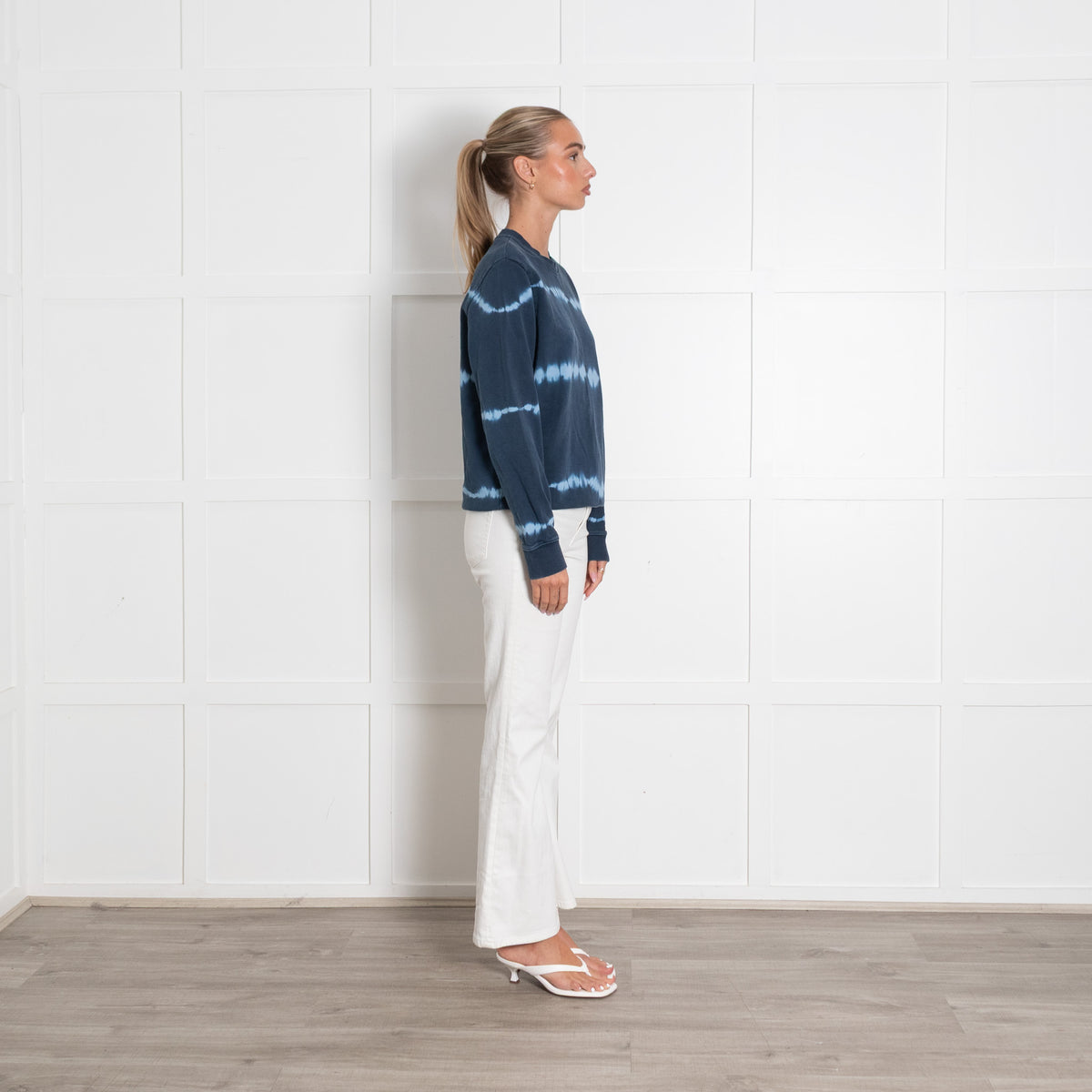 Sandro Blue Tie Dye Sweatshirt