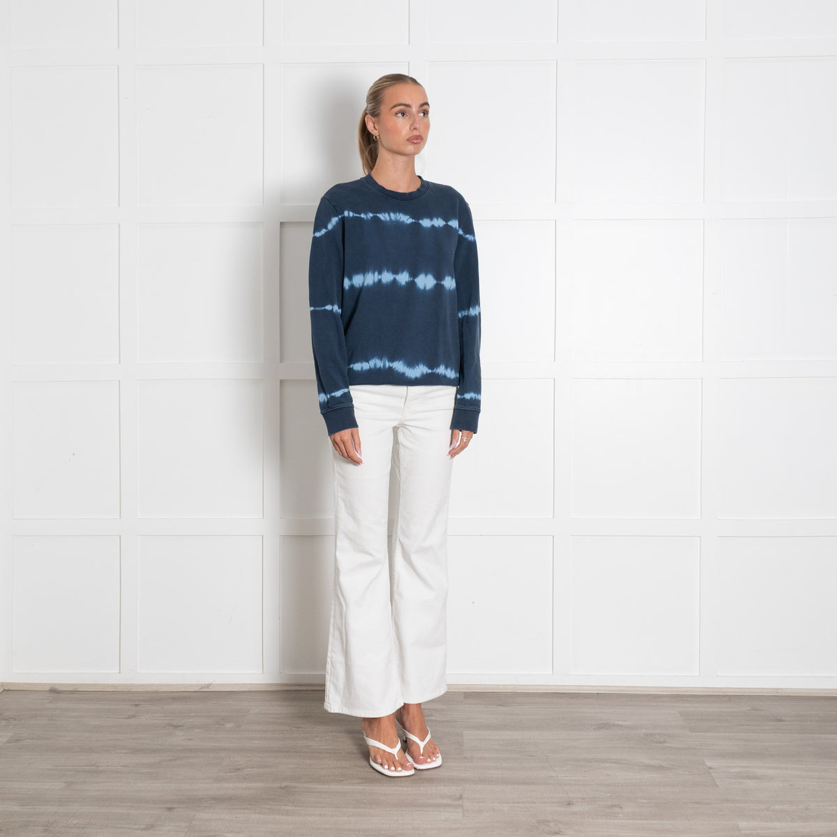 Sandro Blue Tie Dye Sweatshirt