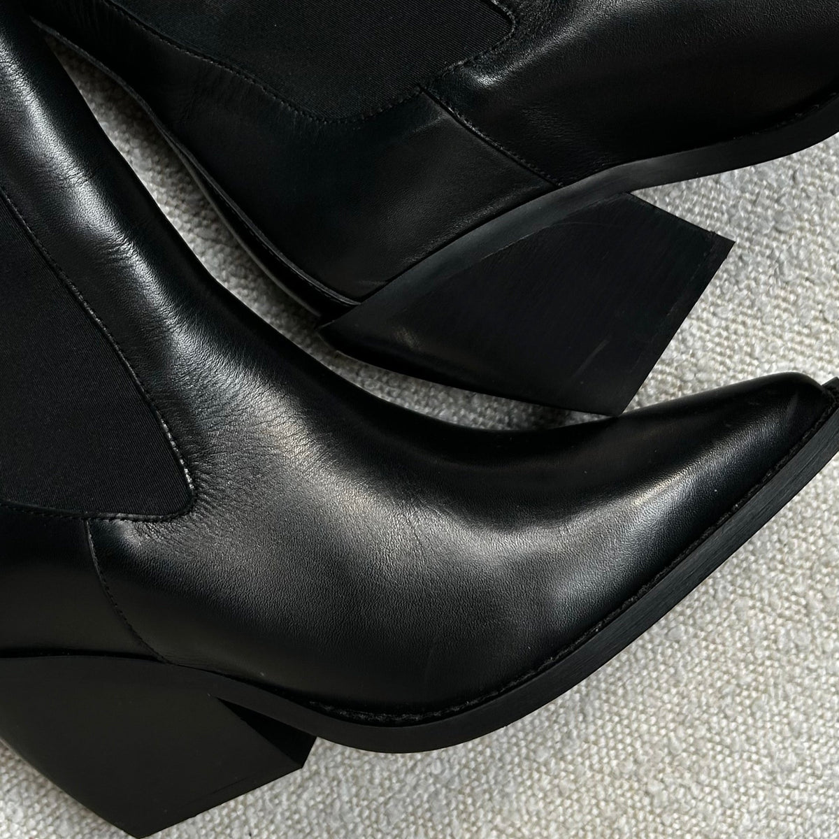Day Birger Mikkelsen Black Slim Ankle Cowboy Boot