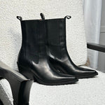 Day Birger Mikkelsen Black Slim Ankle Cowboy Boot