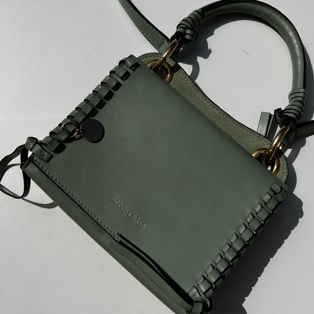 See by Chloe Green Tilda Mini WhipStitch Bag