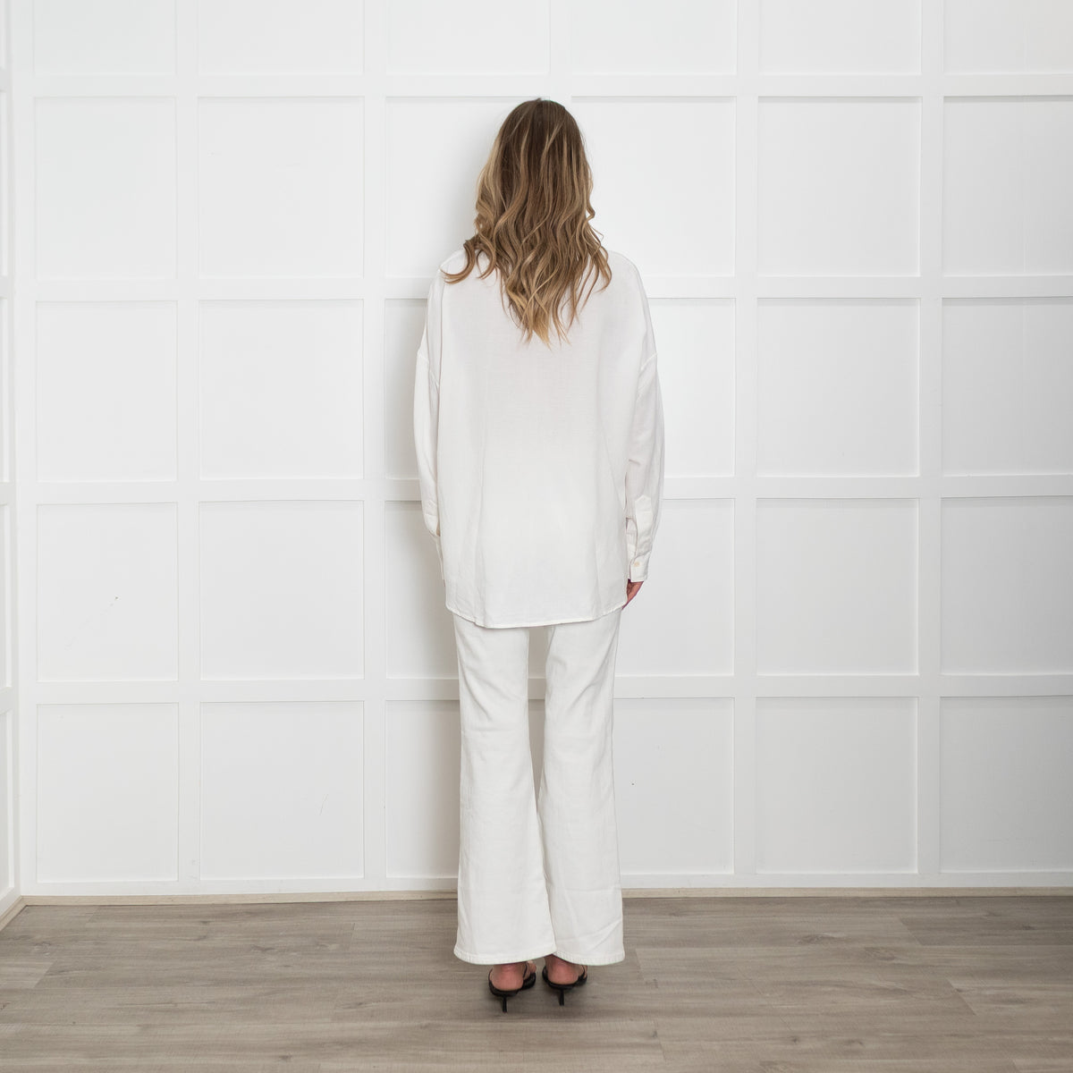 Away That Day White Linen Beach Shirt