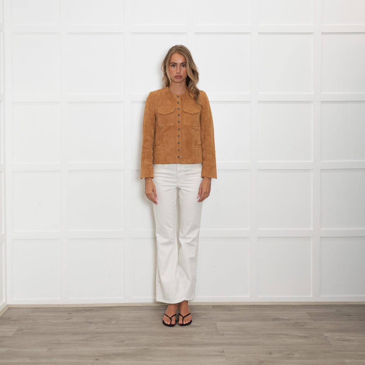 Zadig & Voltaire Preloved Tan Suede Jacket