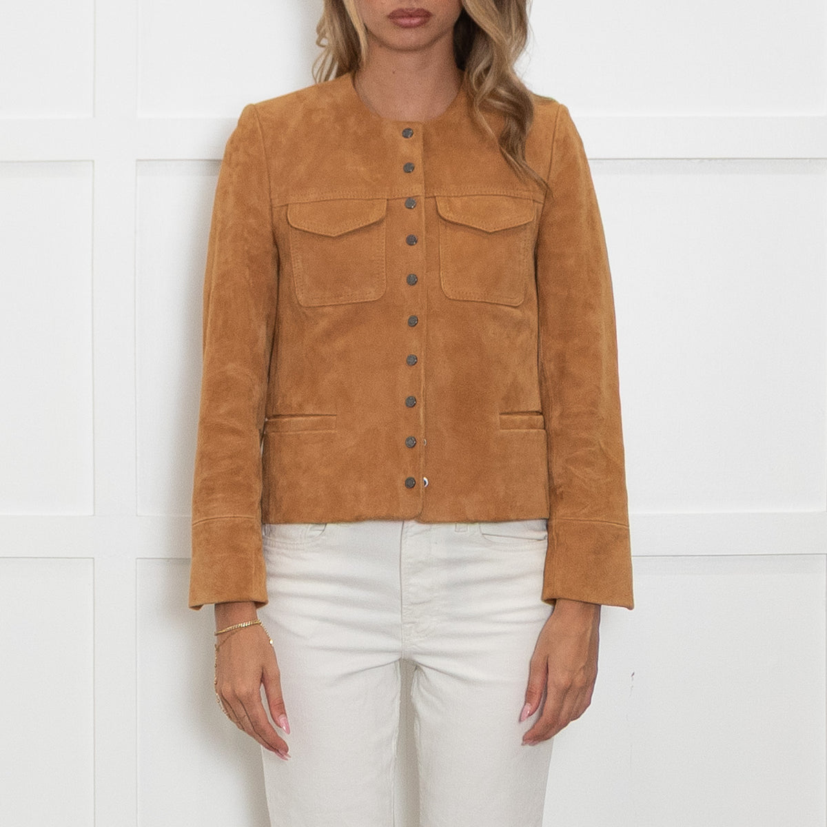 Zadig & Voltaire Preloved Tan Suede Jacket