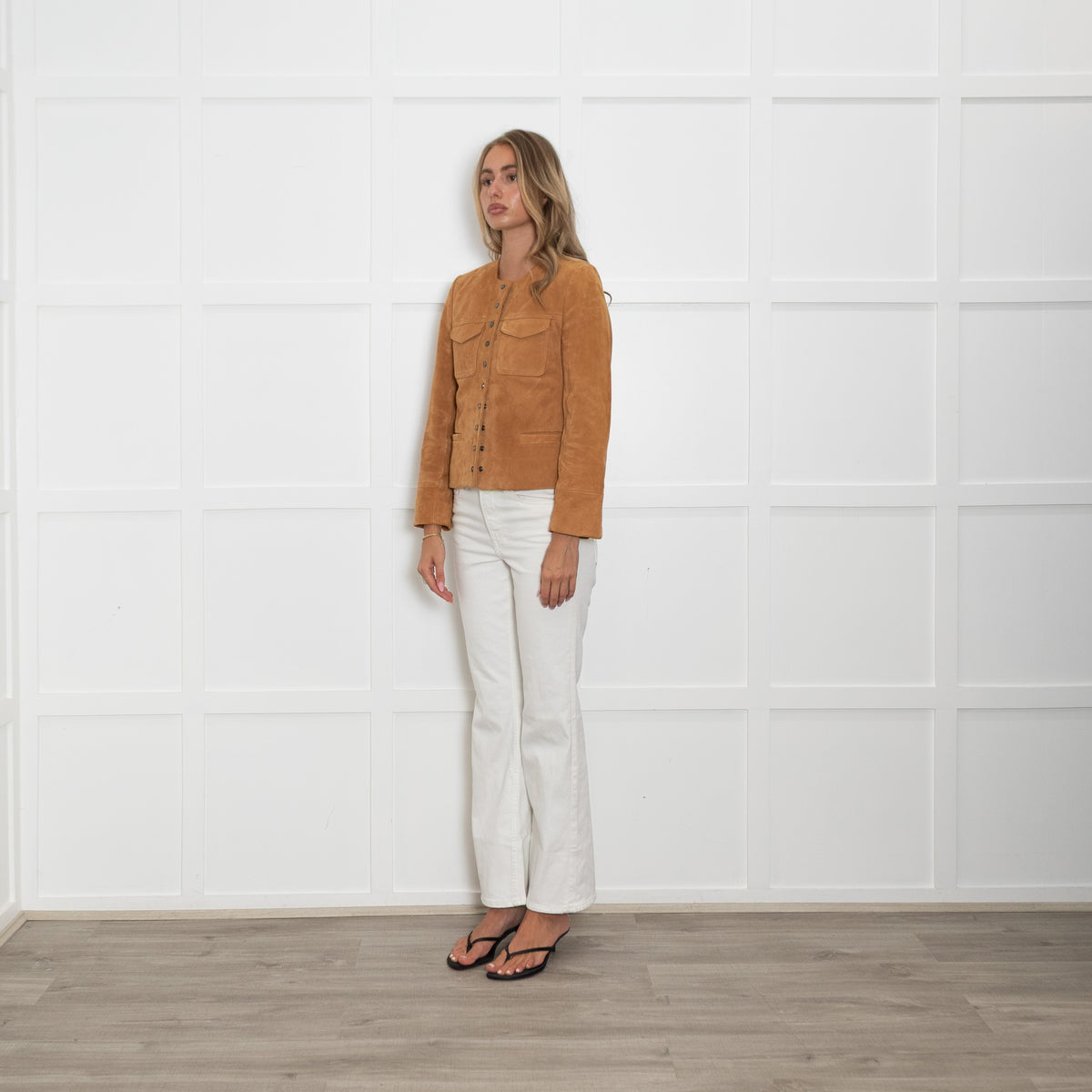 Zadig & Voltaire Preloved Tan Suede Jacket