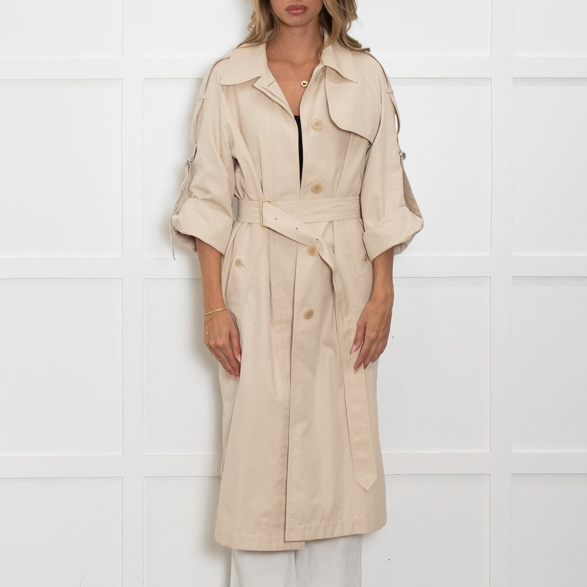 Burberry Cream Trench Coat