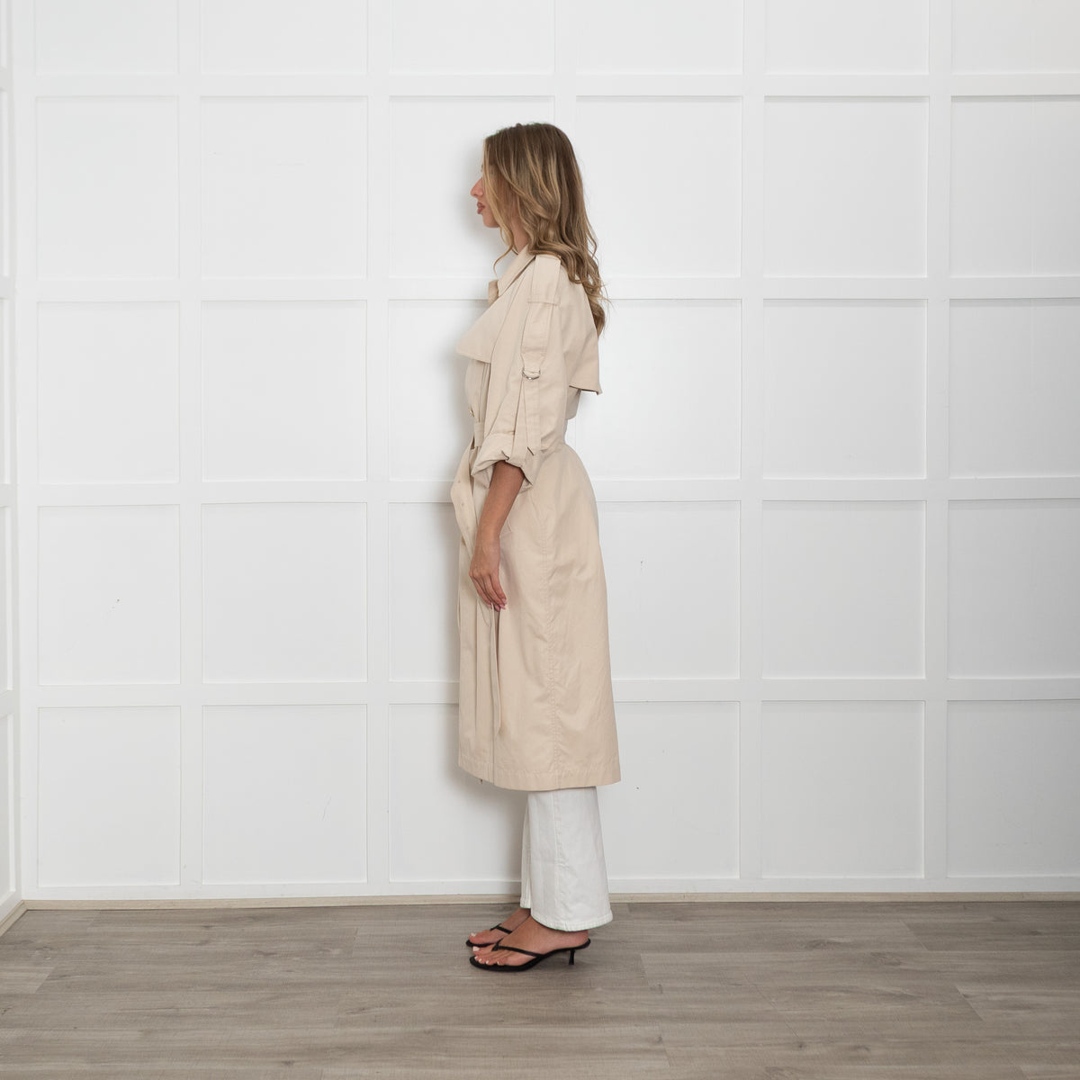 Burberry Cream Trench Coat