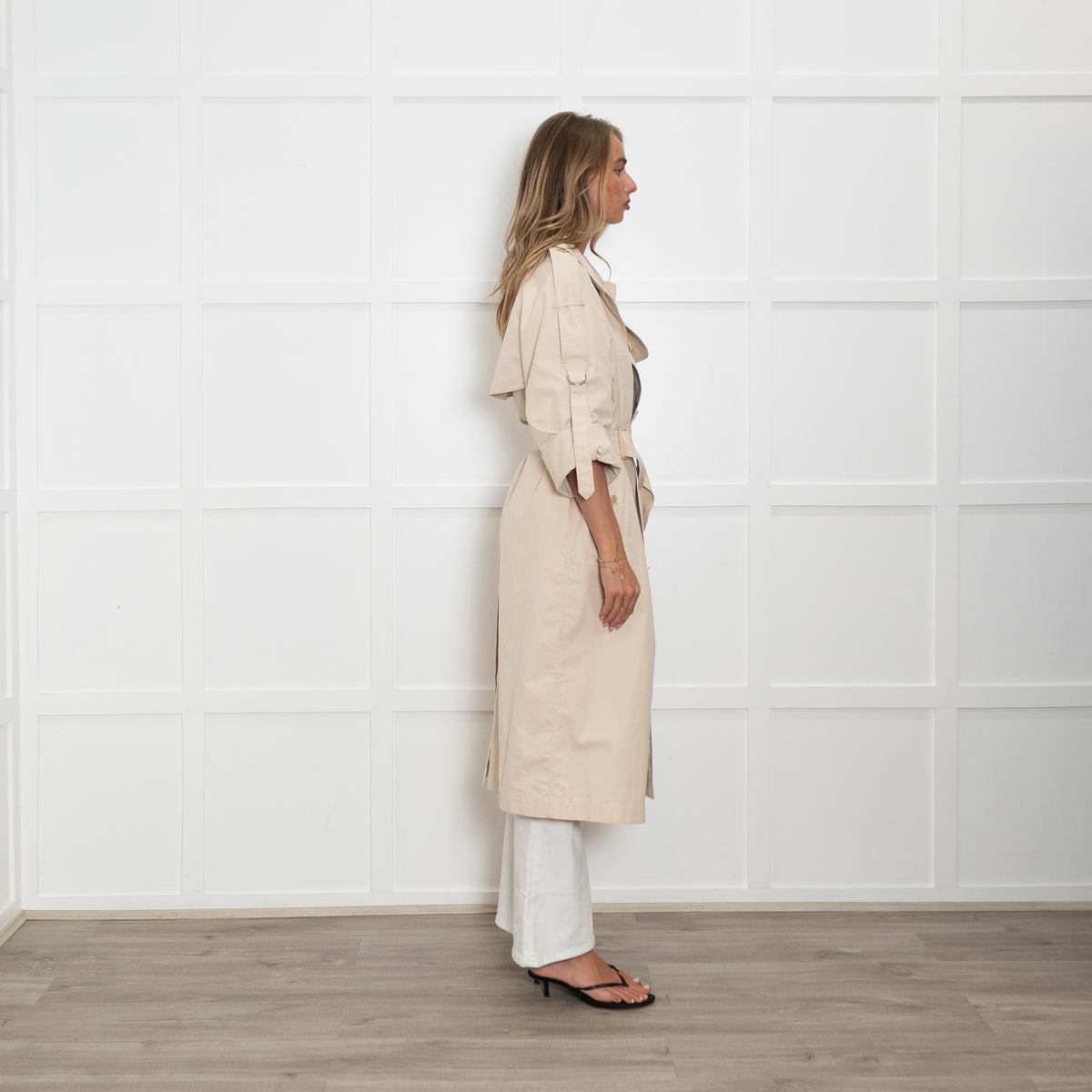Burberry Cream Trench Coat