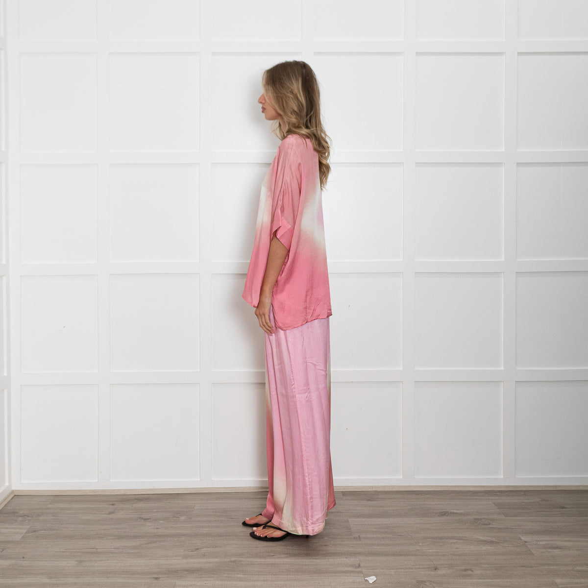 Essentiel Antwerp Pink And Cream Ombre Top