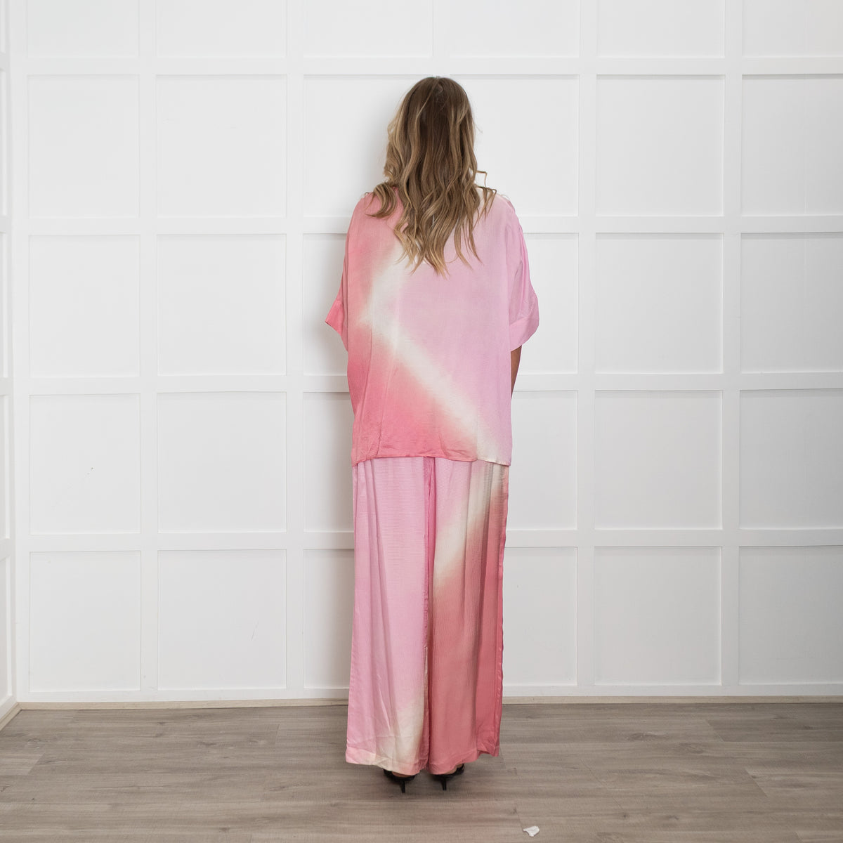Essentiel Antwerp Pink And Cream Ombre Top