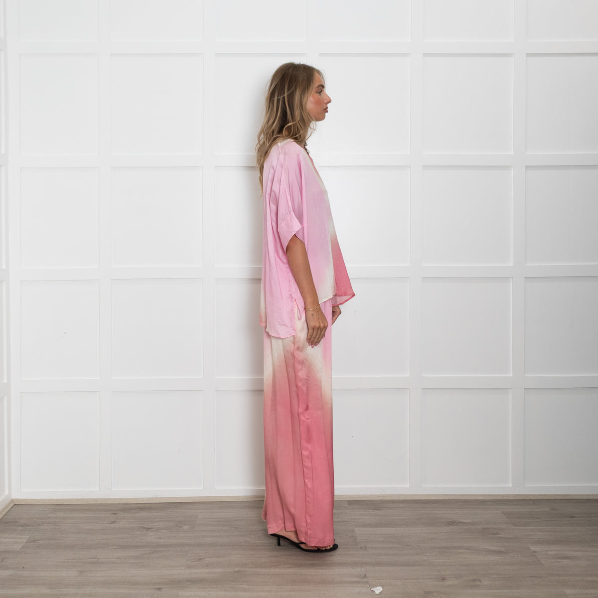 Essentiel Antwerp Pink And Cream Ombre Top