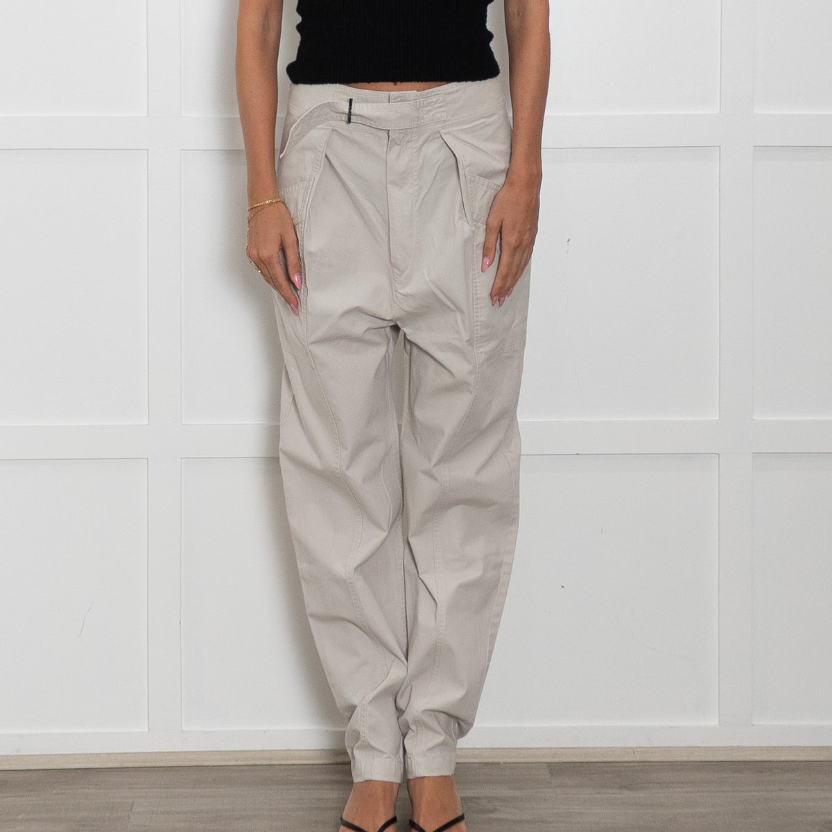 Isabel Marant Etoile High Waist Belted Trousers