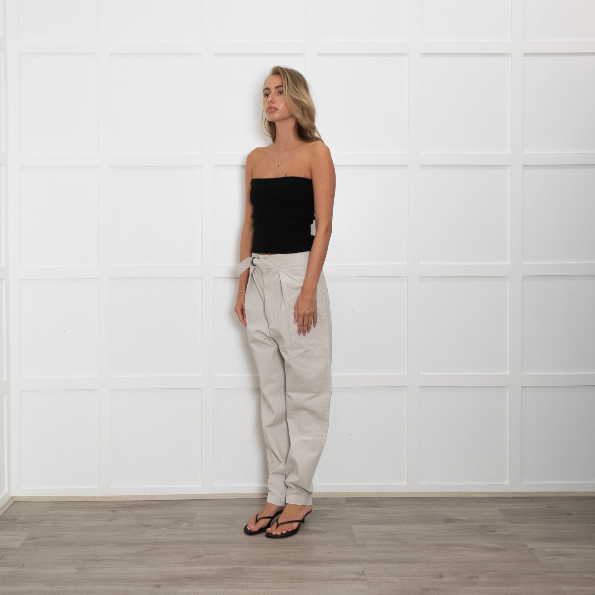 Isabel Marant Etoile High Waist Belted Trousers