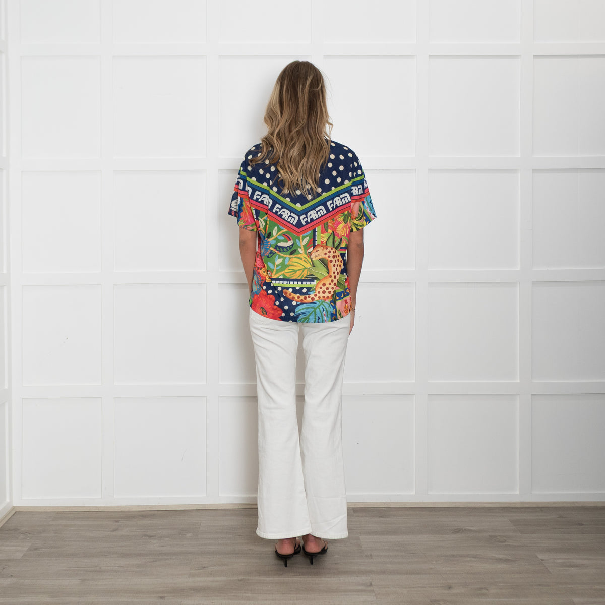 Farm Rio Multicolour Jungle Short Sleeve Top