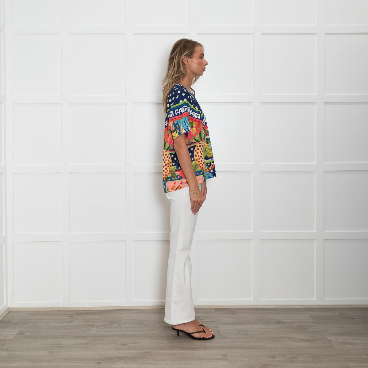 Farm Rio Multicolour Jungle Short Sleeve Top