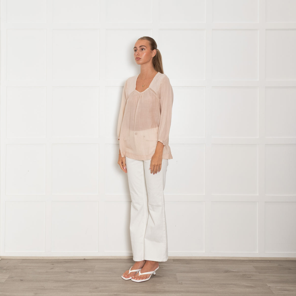 Day Birger Mikkelsen Peach Fine Cotton Top