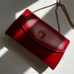 Launer London Red Tosca Coronation Special Bag