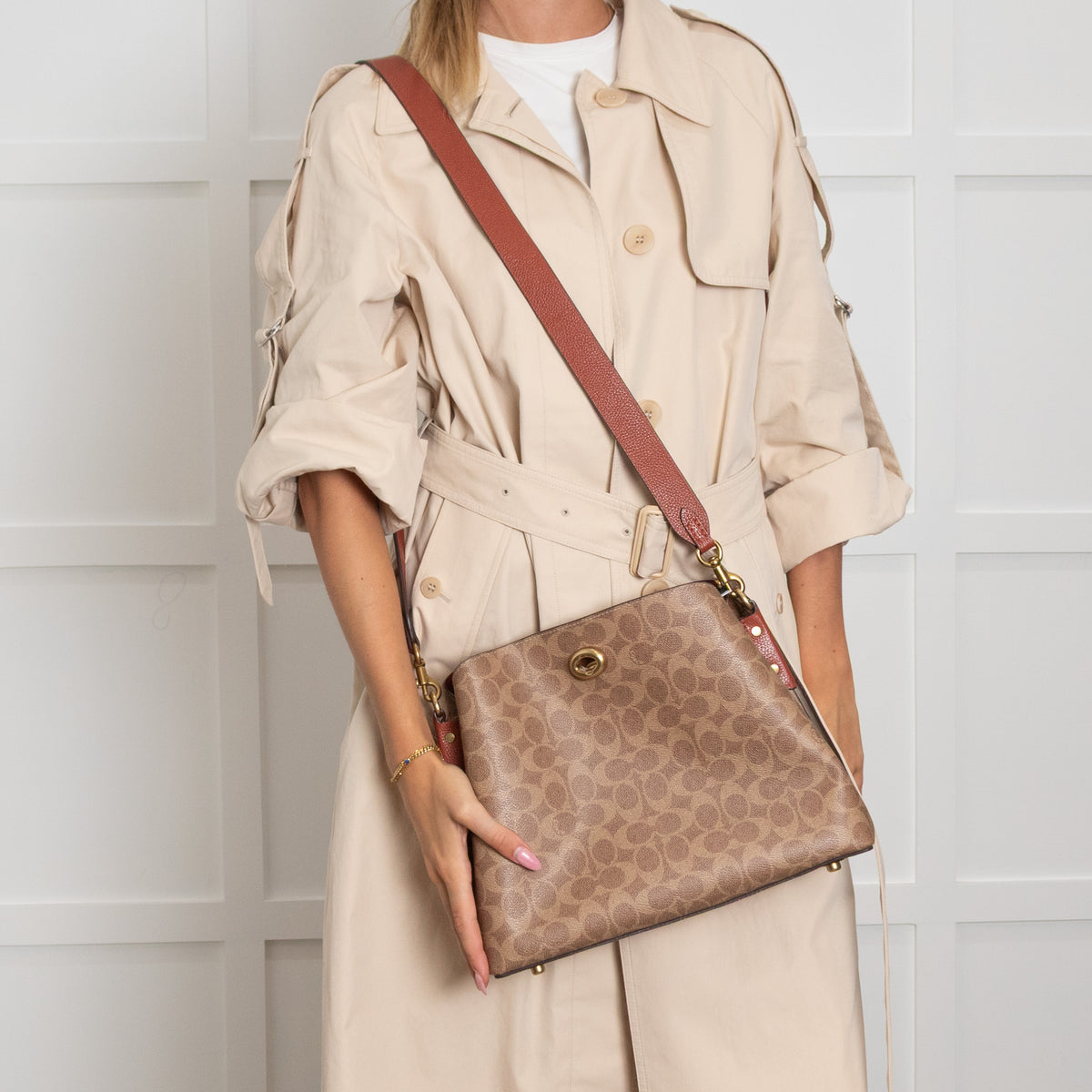 Coach Logo Willow Bucket Bag