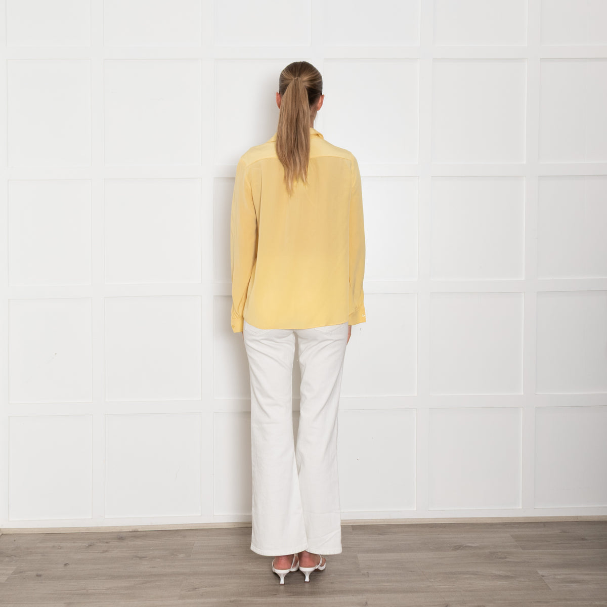 Weekend Max Mara Yellow Silk Blouse