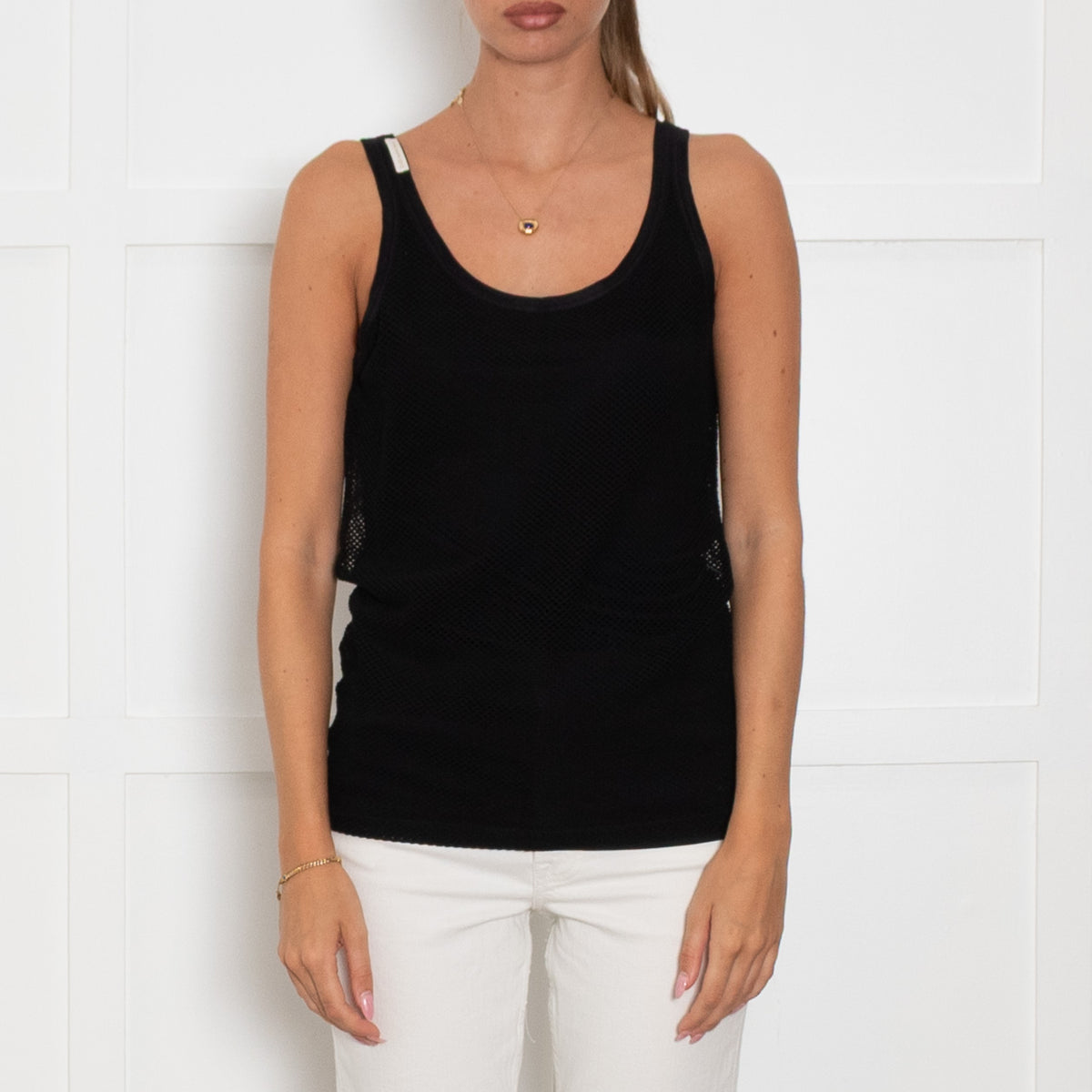 Dolce & Gabbana Black Net Vest